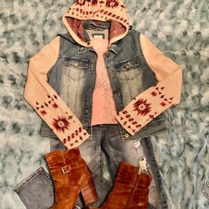 Billabong Sweater Denim Jacket